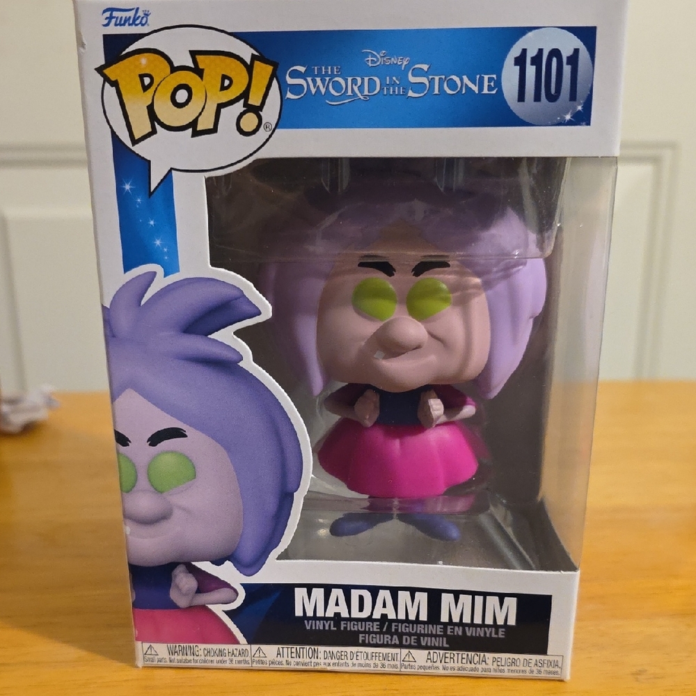 Funko Pop Disney Madam Mim Figure - Pink and Purple